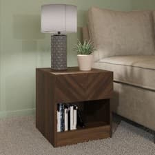 Image of Catania Lamp Table Royal Walnut