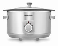 Image of Morphy Richards 6.5L Stainless Steel Slow Cooker