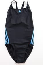 Image of ADIDAS SH3.RO CLASSIC 3-STRIPES ONE PIECE SWIMSUIT BLACK HA6011 WOMEN UK32" S