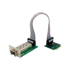 Image of M.2 A-E Key to SFP 10/100/1000Mbps Single Fiber Gigabit Ethernet NIC Card5541