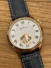 Image of Dreyfuss & Co Seafarer Men's Watch 1183 Swiss Made Rose Gold Plated Automatic