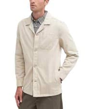 Image of Barbour X8315 Mens Mist Melonby Long Sleeve Button Front Overshirt Size XL
