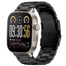 Image of Titanium Metal Strap Band Bracelet For Realme Watch S2/Realme S 2 2Pro 3 3 Pro 5
