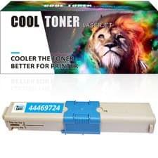 Image of Cyan Toner Cartridge for OKI C510DN C511DN C530DN C531DN MC561DN 44469724