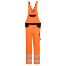 Image of Portwest PW244 - PW2 Hi-Vis Bib and Brace Orange/Black (Small)