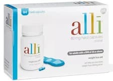 Image of Alli Capsules 84 x 2 Pack
