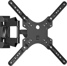 Image of Monitor Tv Arm Mount 32-55 inch Screens Curved Swivel Tilt Wall Bracket