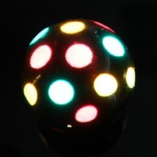 Image of Disco Glide Ball - slide, LED, light up, sensory, ball, pocket money