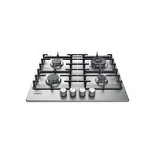 Image of Hotpoint 59cm 4 Burner Gas Hob - Stainless Steel PPH60GDFIXUK