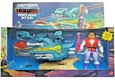 Image of Masters of the Universe Origins Prince Adam Sky Sled Action Figure in Box Mattel