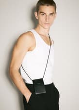 Image of Authentic Valentino Garavani Leather RockStud Crossbody Bag Phone Pouch RRP £745