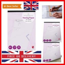 Image of A1 Tracing Paper pad, Professional Range, 40 Sheets, 110gsm Paper