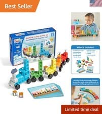 Image of Interactive Numberblocks Express Train Activity Set - 21 MathLink Cubes Included