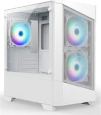 Image of iONZ KZ10 PC Gaming Case Mid Tower ATX Tempered Glass With  ARGB Fans