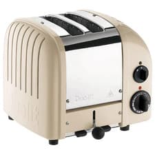 Image of Dualit Vario Classic 2 Slice Toaster Cream Stainless Steel