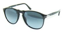 Image of PERSOL PO0649S 95/Q8 BLACK AZURE BLUE GRADIENT SUNGLASSES
