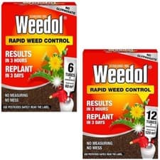 Image of Weedol Rapid Weedkiller Liquid Concentrate Weed Killer Pathclear 6 &12 Tubes
