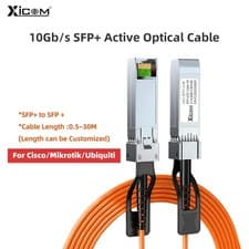 Image of AOC Fiber Cable 10G SFP+ 3m 5m 10m 20m Active Optical SFP Cable OM2 10GBASE UK