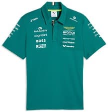 Image of Aston Martin F1 Men's 2026 Team Polo Shirt - Green