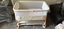 Image of Mamas and Papas Lua Bedside Crib Fawn