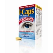 Image of ICaps Lutein and Zeaxanthin Formula 30 Tablets pack,100 % Genuine
