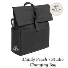Image of iCandy Peach7 Studio Changing Bag / Backpack - Black - RRP £169