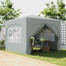 Image of 3 x 3(m) Pop Up Gazebo with Sides, UPF50+, Height Adjustable