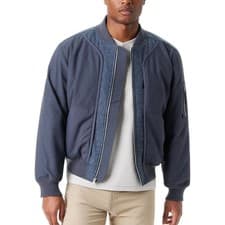 Image of NWT BASS OUTDOOR Men's Hero Mix Media Zip Up Front Bomber Jacket S