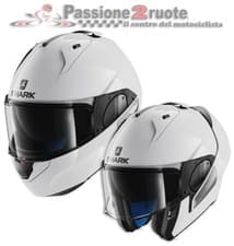 Image of Modular Reversible Helmet Shark EVO ONE White Size XS