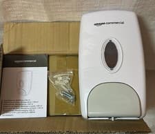 Image of AmazonCommercial Soap Dispenser Pack of 3 white 1000ml