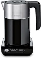 Image of Bosch Styline TWK8633GB Variable Temperature Cordless Kettle, 1.5 Litres, 3000W