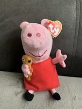 Image of Ty Beanie Babies Peppa Pig Plush New With Tags