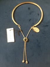 Image of Buckley London Piccadilly Friendship Bangle/ Bracelet Rhodium gold tone