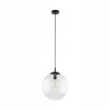 Image of Esme 3268 Pendant Light, Clear Glass Shade, E27 Bulb, Max 15w