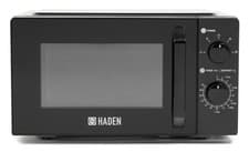 Image of Haden 17L 700W Microwave Oven Black 209139 Compact Manual Control