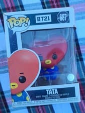 Image of RARE Pop! Animation: BT21 - Tata vinyl figure In Box