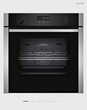 Image of NEFF B5ACM7HN0B N50 Slide & Hide Built In Electric Oven Stainless Steel