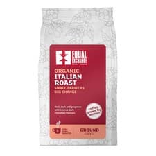 Image of Organic Italian Roast Ground Coffee - Equal Exchange -200g