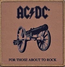 Image of AC/DC For Those About To Rock Sew On Patch
