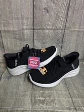 Image of Skechers Slip-ins Ultra Flex 3.0 Shoes UK 4 Black/White Trainers Womens BNWT 4uk