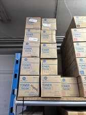 Image of 8 Genuine Konica Minolta TN210M Magenta Toner Cartridge BizHub C250
