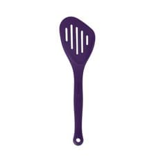 Image of Colourworks Purple Silicone Spatula Turner 28 cm with Heat & Stain-resistant