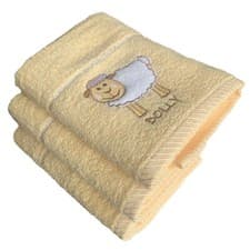 Image of Kitchen Tea Towels Cotton Soft & Absorbent Dish Cloths Kitchen Hand Towel Lemon