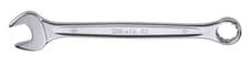 Image of Beta Tools Combination Spanner Wrench Open Offset Ring Ends Chrome-Plated 15mm -
