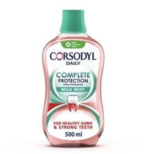 Image of Corsodyl Daily Mild Mint Complete Protection Mouthwash 500ml