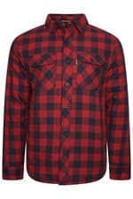 Image of New Mens Padded Quilted Lined Shirt Lumberjack Fleece Jacket Flannel Warm Work