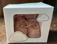 Image of Katie Loxton Knitted Baby Boots, Pink, New