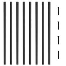 Image of VEVOR Staircase Metal Balusters 51 Pack 32.28''x1'' Aluminum Spindles w/ Screws