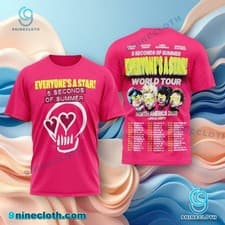 Image of 5 Seconds of Summer Tour 2026 T-Shirt 3D Tee Shirt