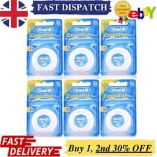 Image of 6 x Oral-B Pro Expert Premium Dental Floss 40m Cool Mint Floss Healthy Gum